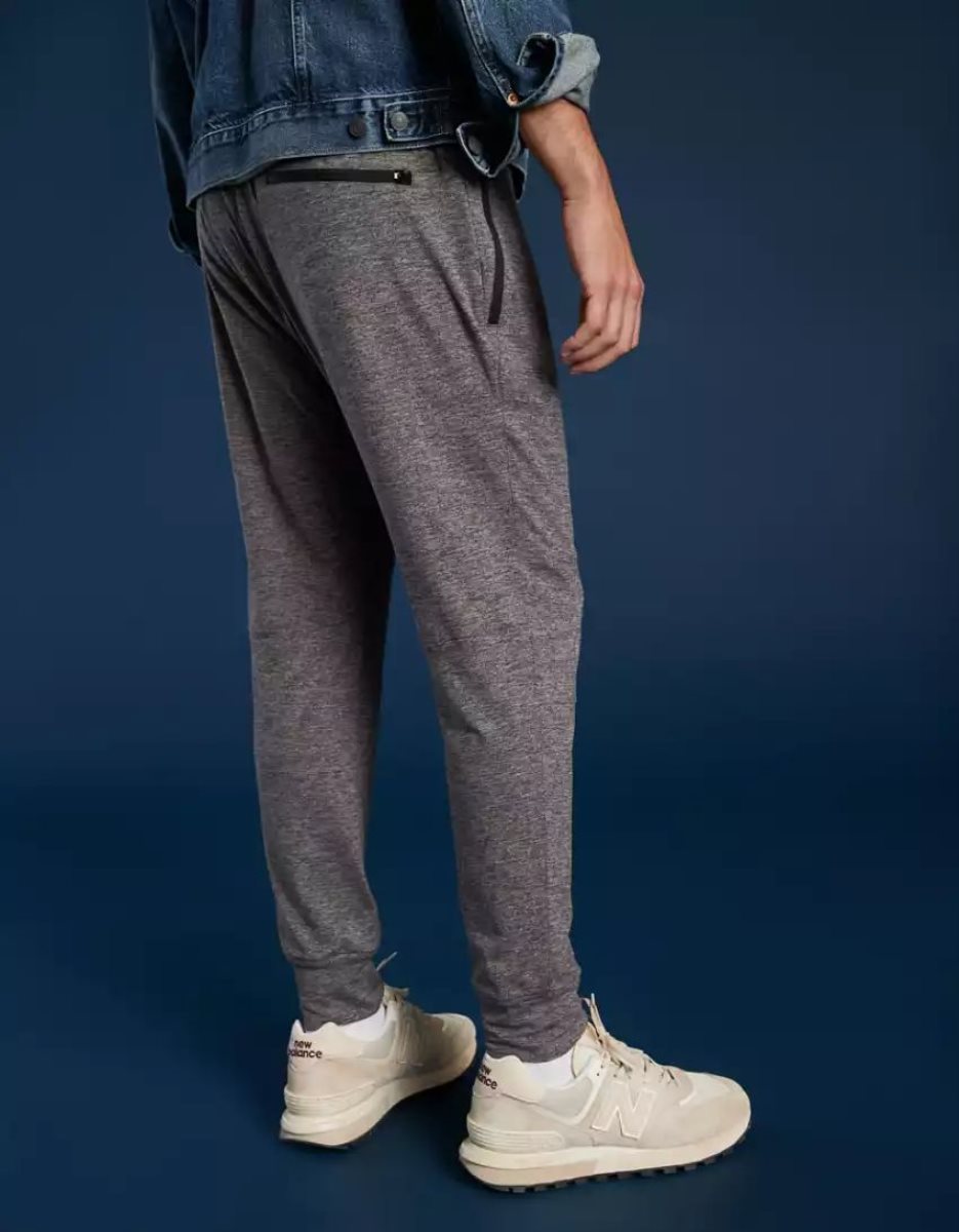 Pantalon Jogging American Eagle AE 24/7 Hangout Grise Homme | APP-58575066